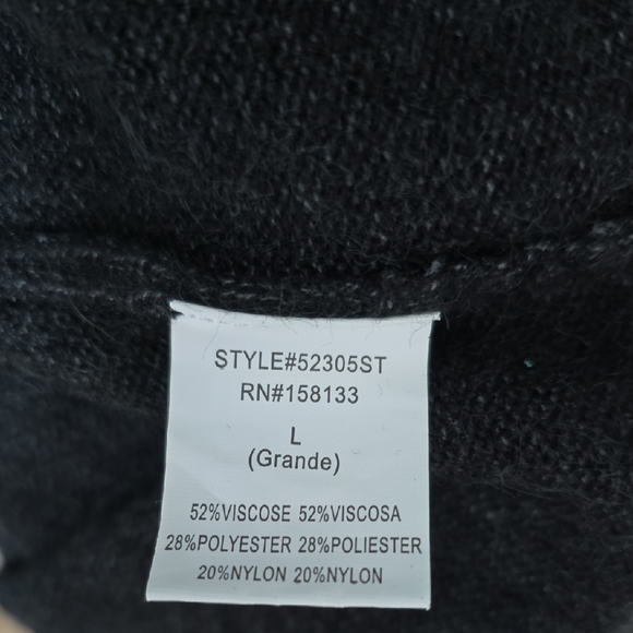 PINK CLOVER 🛍 Carson Button Detail Crew Neck Sweater - Size L - Picture 8 of 11